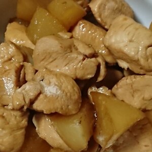 鶏むね肉と大根の煮物